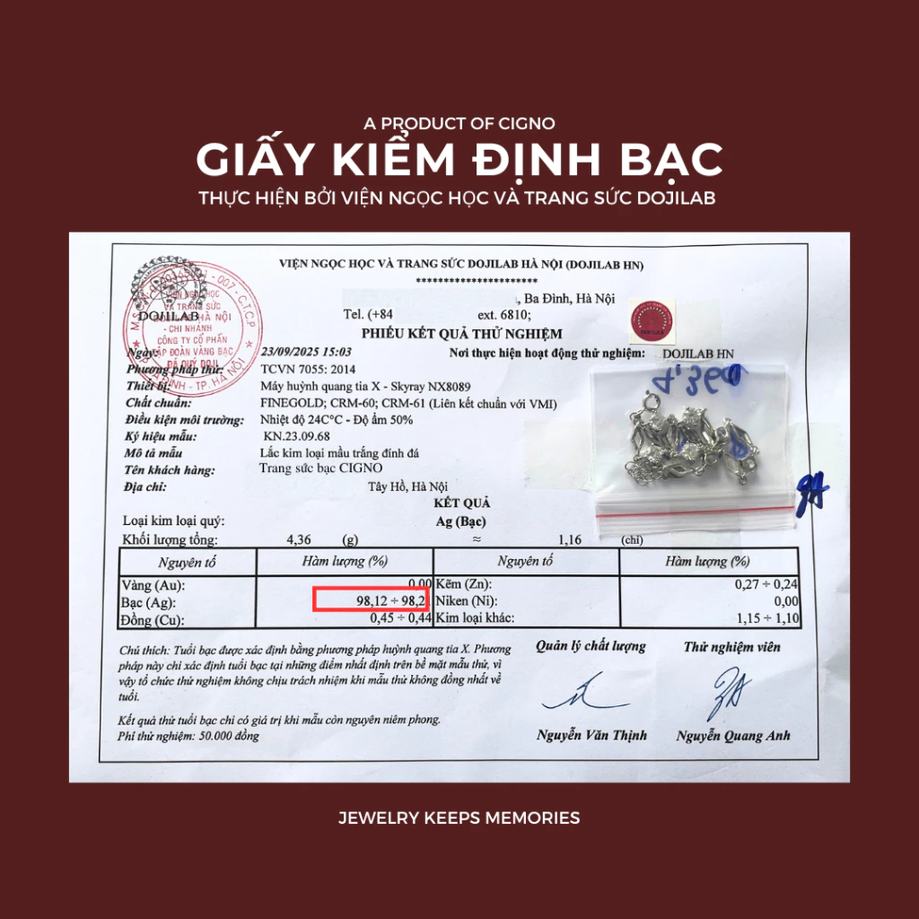 BẠC 925| Vòng tay bạc đôi S925 cao cấp Aquamarine Realm CIGNO - Ảnh 4