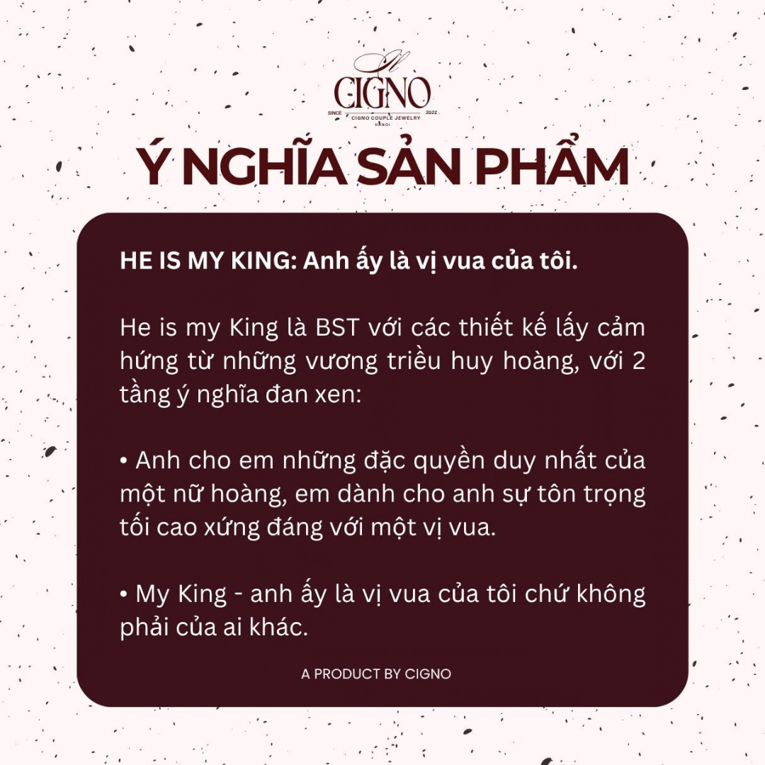 Nhẫn đôi Bạc 925 phủ Bạch kim cao cấp The First Letter CIGNO - Ảnh 3