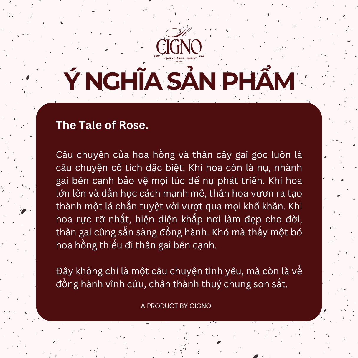 Vòng tay đôi Bạc 925 phủ Bạch kim cao cấp The Tale of Rose CIGNO - Ảnh 3