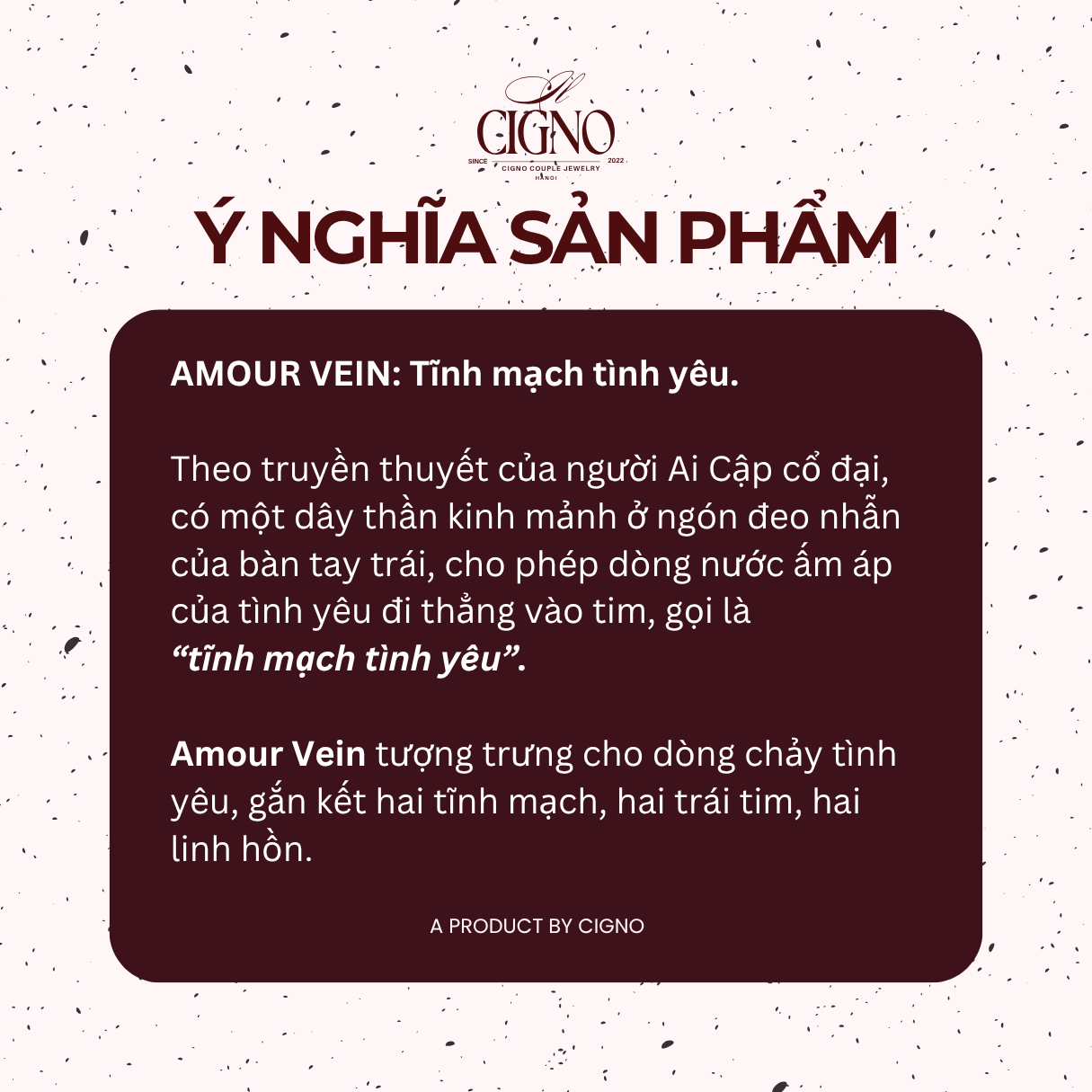 Nhẫn đôi Bạc 925 phủ Bạch kim cao cấp Amour Vein CIGNO - Ảnh 4