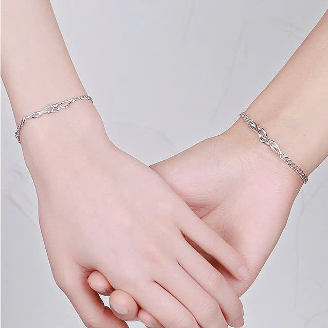 Vòng tay đôi Bạc 925 phủ Bạch kim cao cấp The Guard CIGNO - Ảnh 4