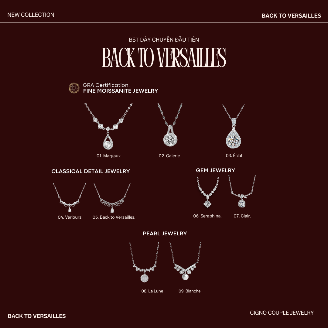 BST Back to Versailles - Dây chuyền Back to Versailles CIGNO - Ảnh 3