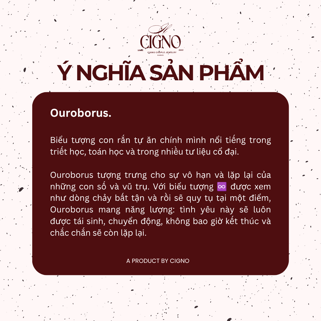 Vòng tay đôi Bạc 925 phủ Bạch kim cao cấp Ouroborus CIGNO - Ảnh 3