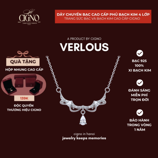 BST Back to Versailles - Dây chuyền Velours CIGNO