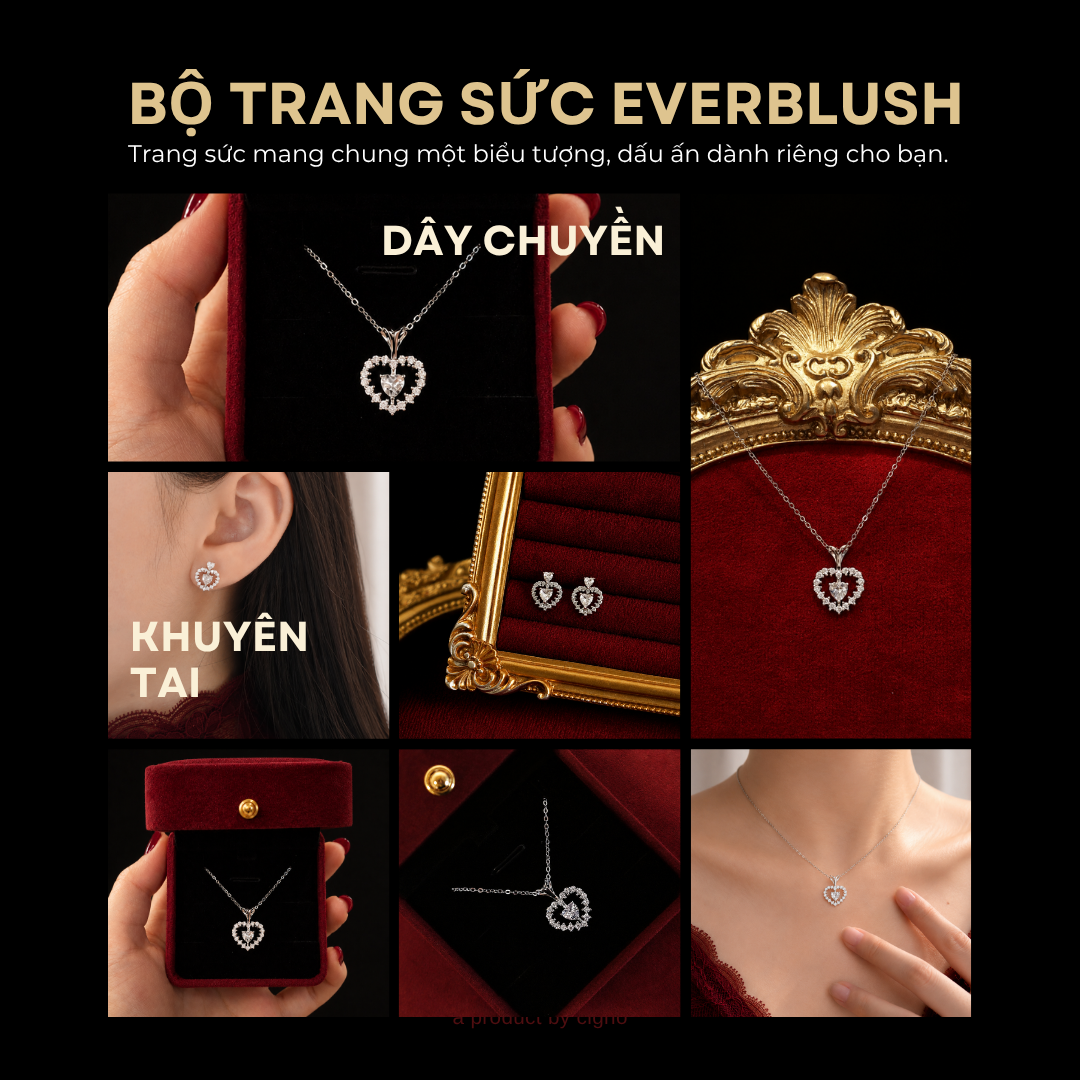 CIGNO – Dây chuyền Bạch kim & Bạc 925 Everblush CIGNO - Ảnh 10